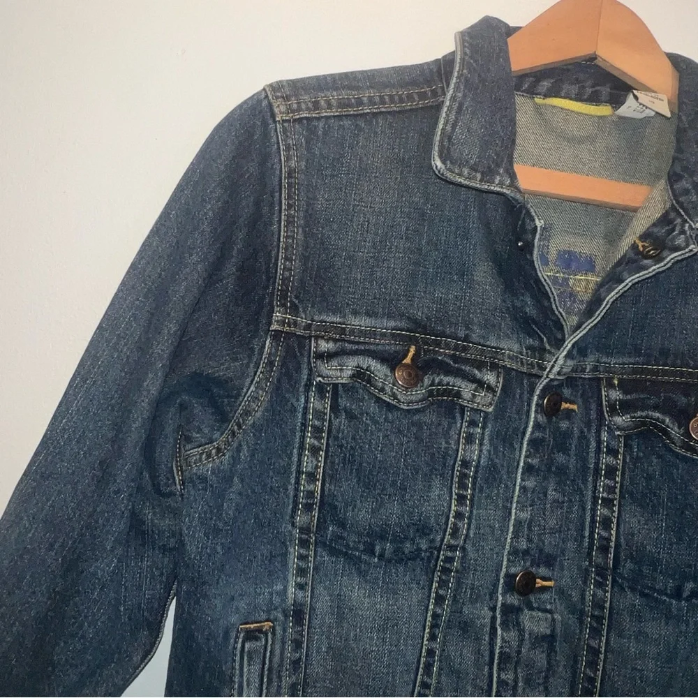 Kids Oshkosh Medium Wash Denim Jacket Kids Size 10 100% Cotton Jean Jacket Coat